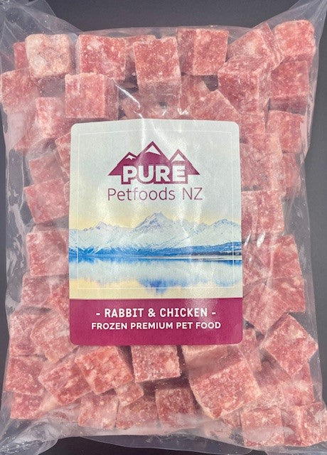 Fresh Bites Rabbit Rabbit & Chicken Bites - 1kg – Pure Petfoods NZ