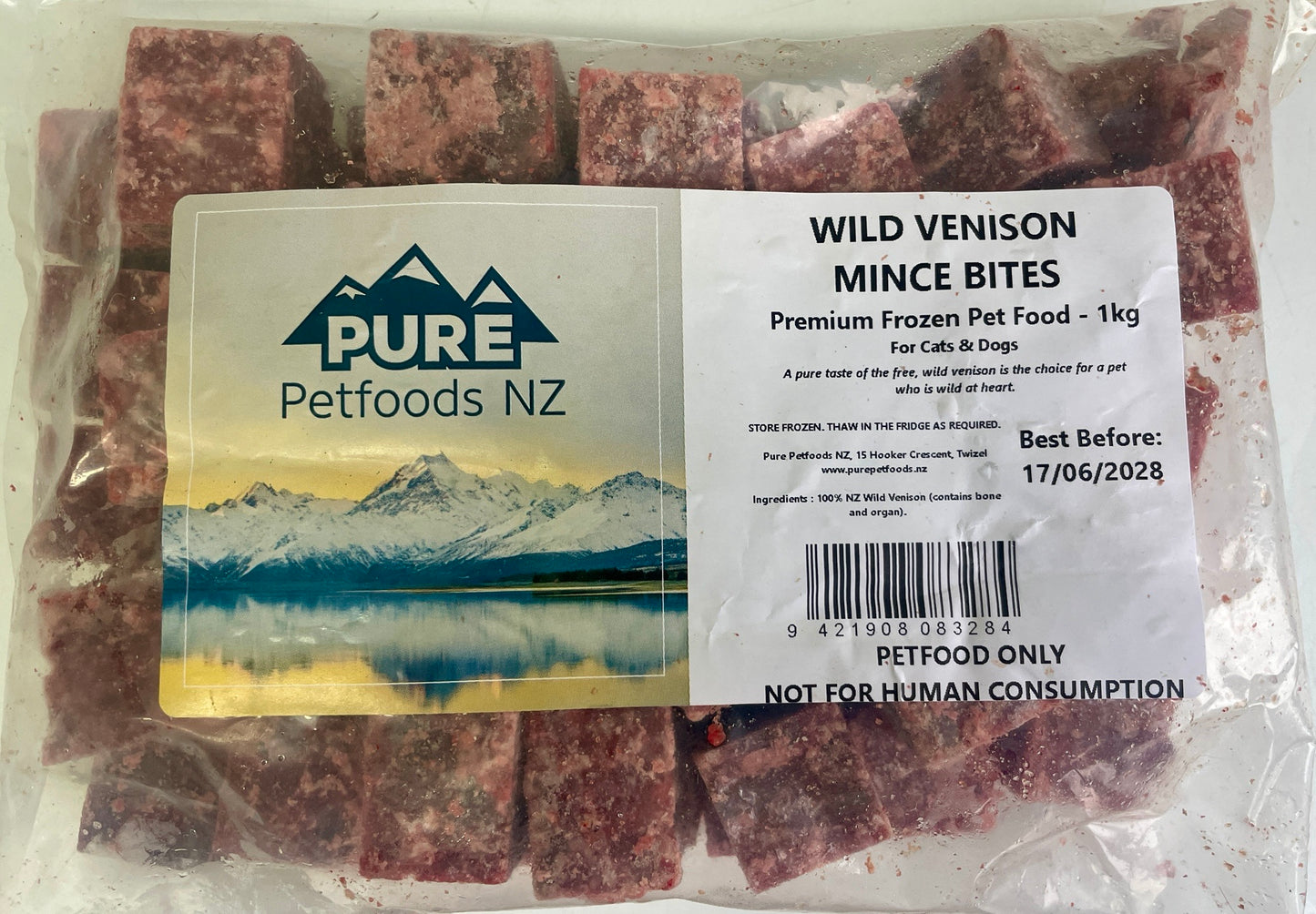Wild Venison Mince Bites - 1kg