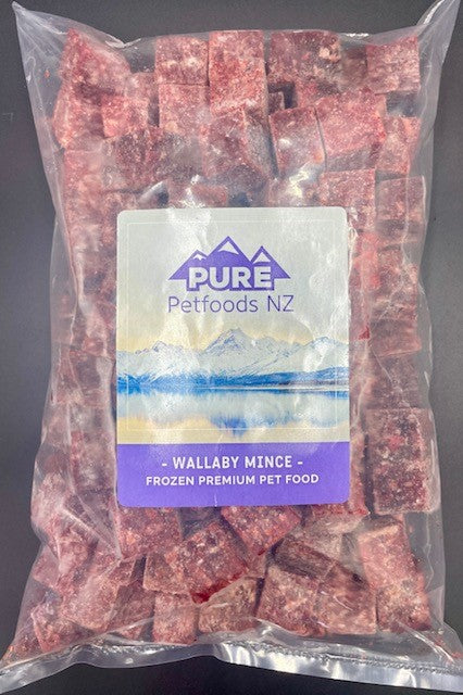 Wild Wallaby Mince Bites - 10kg